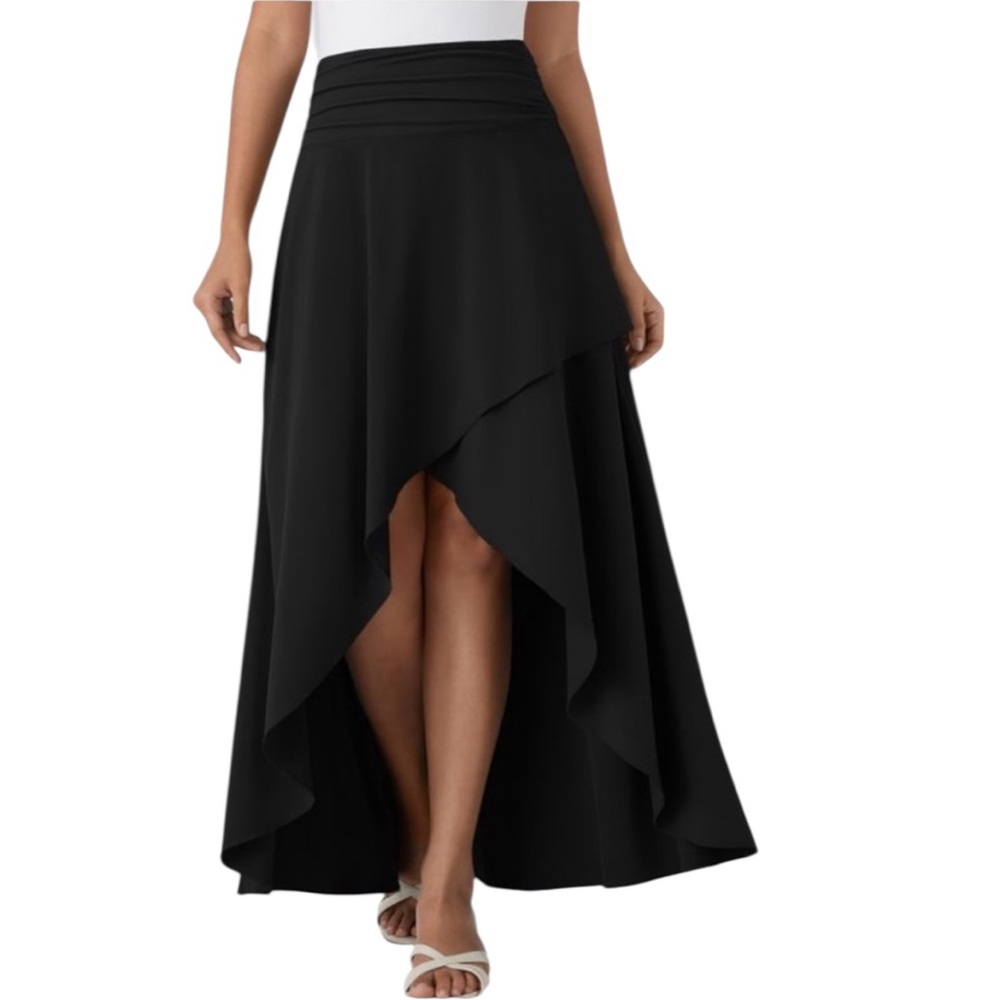 HALARA Breezeful High Waisted High Low Ruffle 2 in 1 Flowy Quick Dry Skirt NWT
